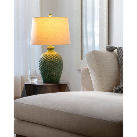 Modern European furniture - Green Cement Accent Table Lamp S - www.oroa.com