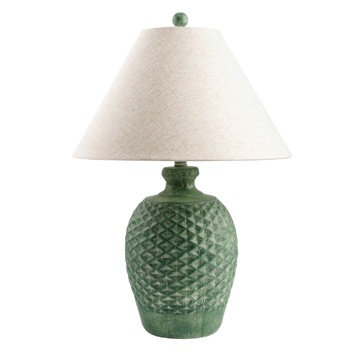 Modern European furniture - Green Cement Accent Table Lamp L - www.oroa.com