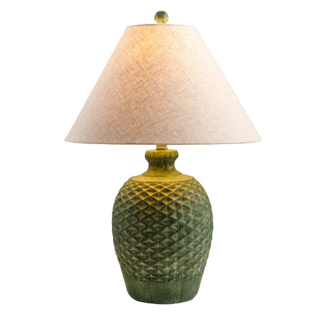 Modern European furniture - Green Cement Accent Table Lamp L - www.oroa.com
