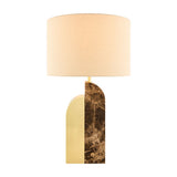 Modern European furniture - Black Marble Accent Table Lamp - www.oroa.com