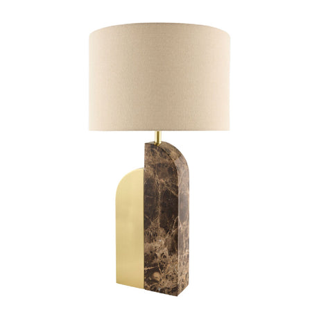 Modern European furniture - Black Marble Accent Table Lamp - www.oroa.com