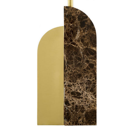 Modern European furniture - Black Marble Accent Table Lamp - www.oroa.com