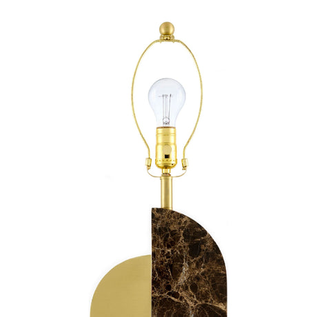 Modern European furniture - Black Marble Accent Table Lamp - www.oroa.com