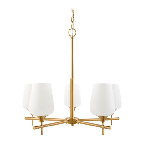 Modern European furniture - 5-Light Glass Chandelier - www.oroa.com