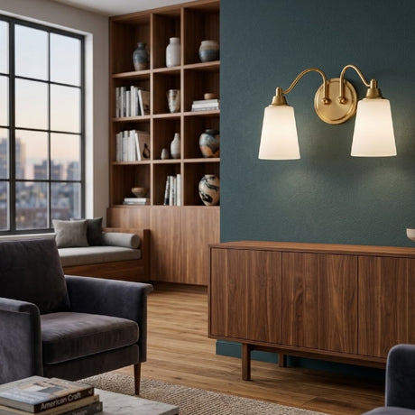 Modern European furniture - Glass Shades 2-Light Wall Lamp - www.oroa.com