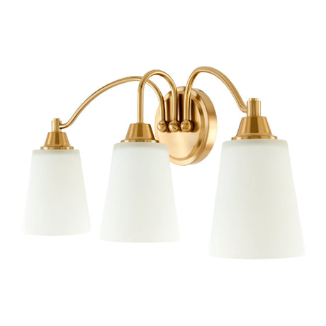 Modern European furniture - Glass Shades 3-Light Wall Lamp - www.oroa.com