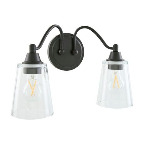 Modern European furniture - Glass Shades 2-Light Wall Lamp - www.oroa.com