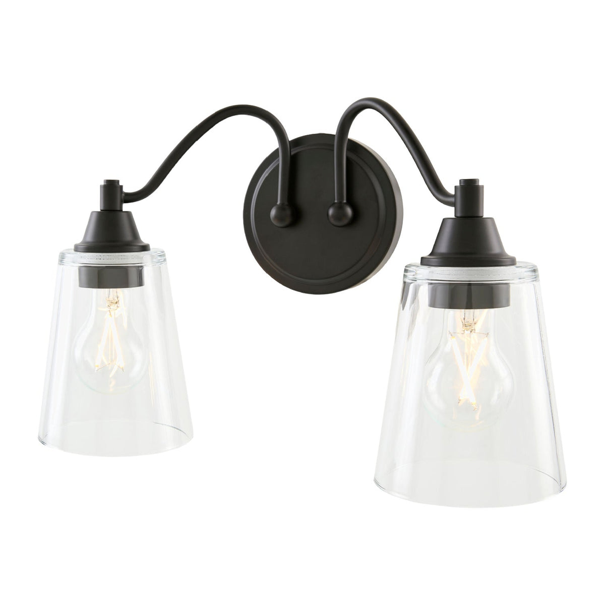 Modern European furniture - Glass Shades 2-Light Wall Lamp - www.oroa.com