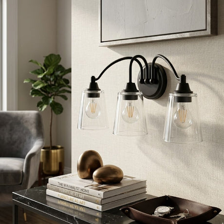 Modern European furniture - Glass Shades 3-Light Wall Lamp - www.oroa.com
