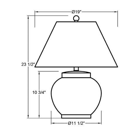 Modern European furniture - Ceramic Beige Linen Table Lamp - www.oroa.com