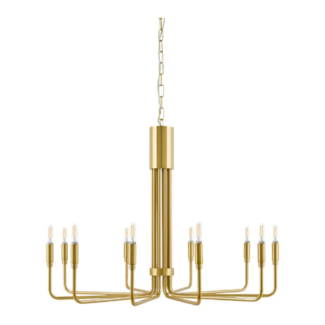 Modern European furniture - Gold 10-Light Pendant Lamp - www.oroa.com