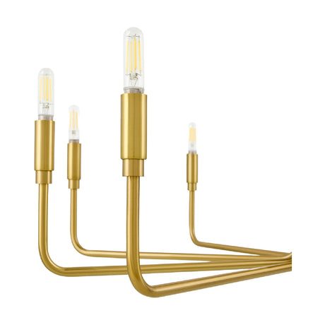 Modern European furniture - Gold 10-Light Pendant Lamp - www.oroa.com