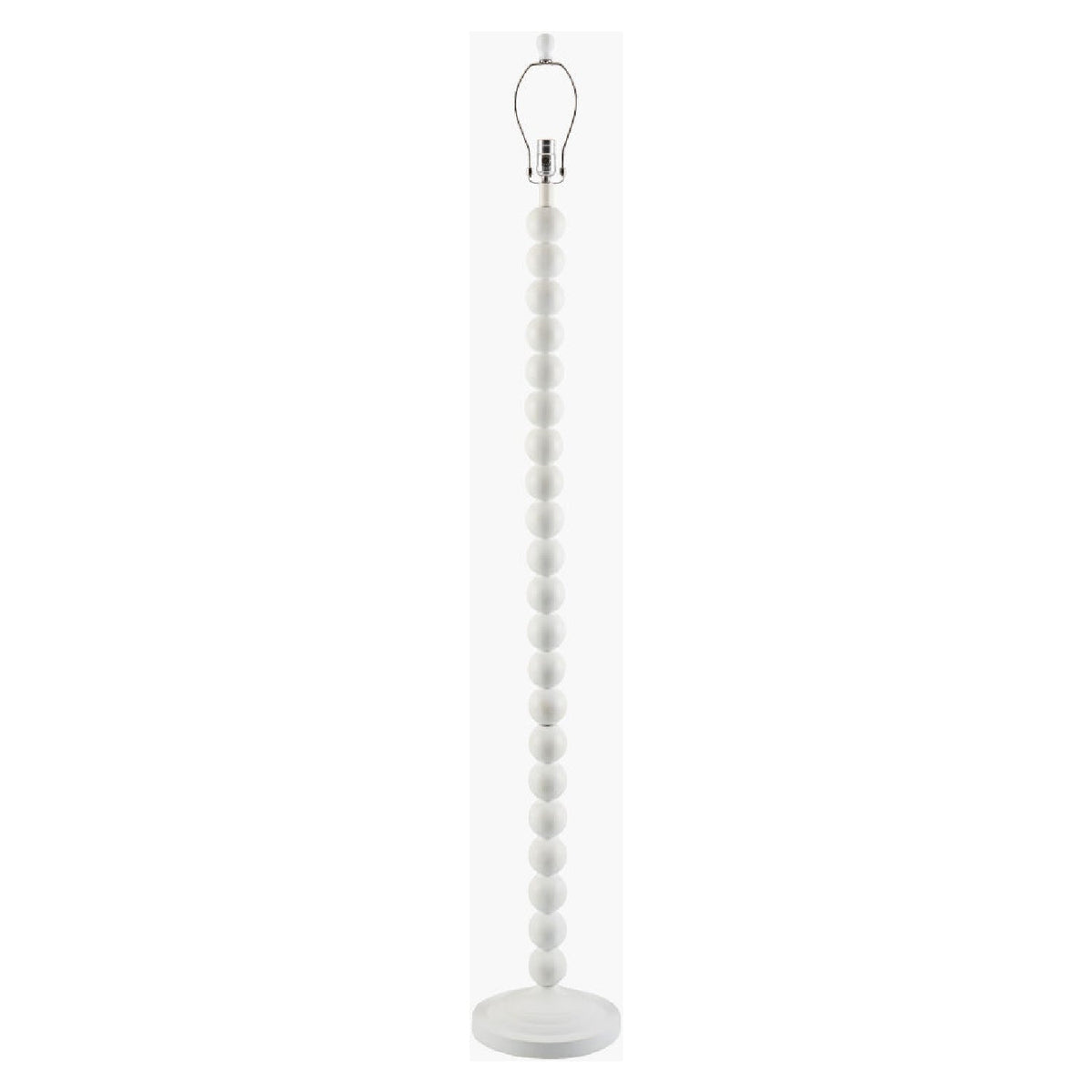 Modern European furniture - Painted White Accent Floor Lamp - www.oroa.com