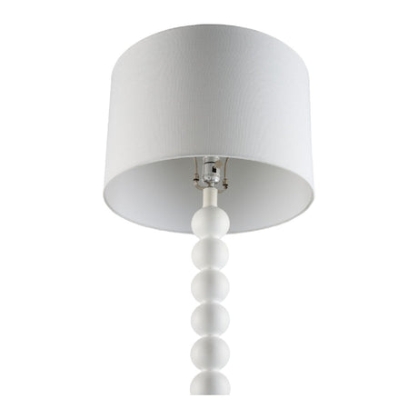 Modern European furniture - Painted White Accent Floor Lamp - www.oroa.com