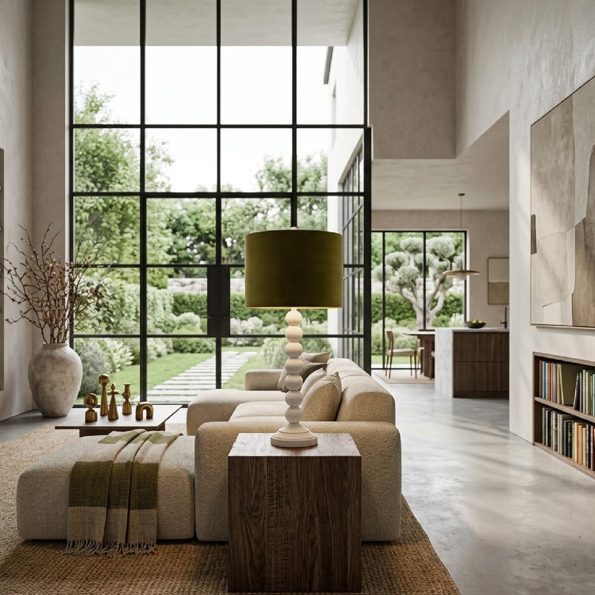 Modern European furniture - Stacked Spheres Accent Table Lamp L - www.oroa.com