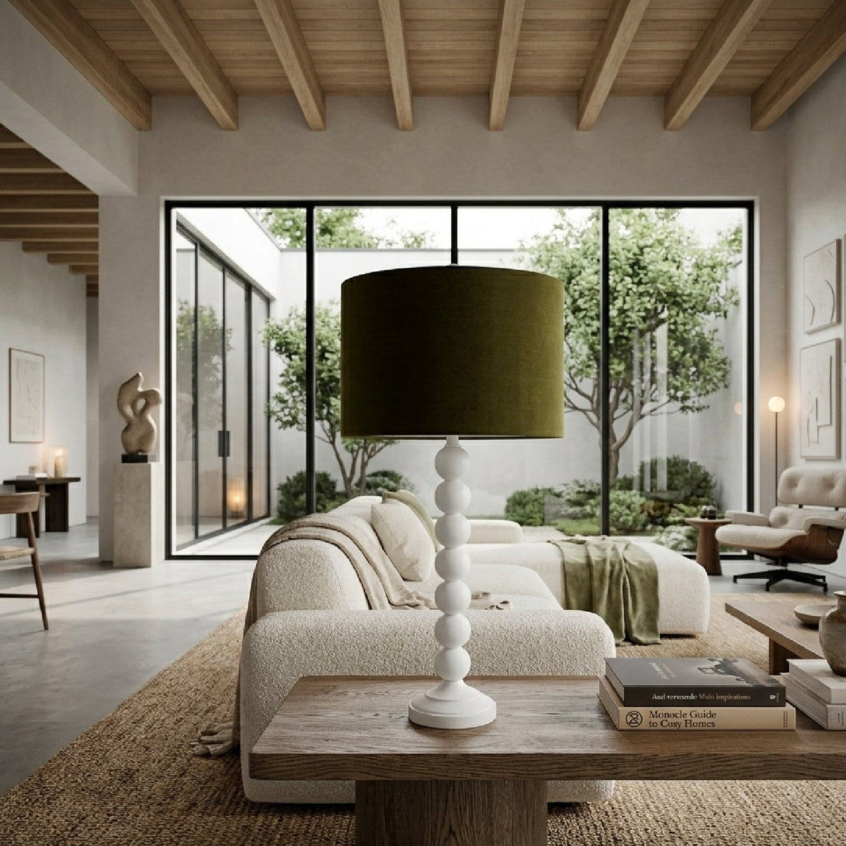 Modern European furniture - Stacked Spheres Accent Table Lamp L - www.oroa.com