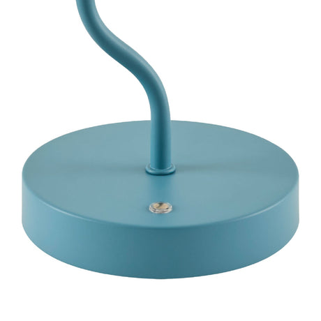 Modern European furniture - Blue Wavy Accent Table Lamp - www.oroa.com