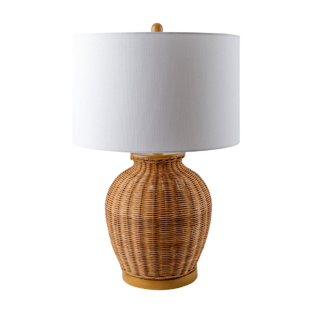 Modern European furniture - Brown Rattan Accent Table Lamp - www.oroa.com