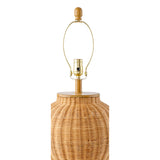 Modern European furniture - Brown Rattan Accent Table Lamp - www.oroa.com