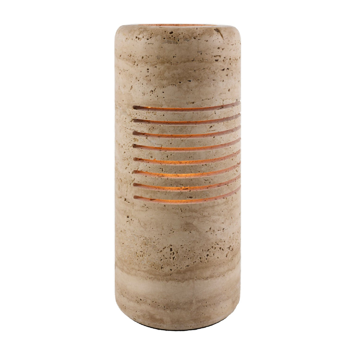 Modern European furniture - Beige Travertine Accent Table Lamp - www.oroa.com