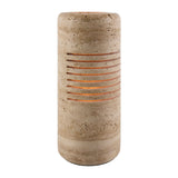 Modern European furniture - Beige Travertine Accent Table Lamp - www.oroa.com