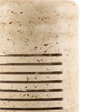 Modern European furniture - Beige Travertine Accent Table Lamp - www.oroa.com