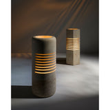 Modern European furniture - Beige Travertine Accent Table Lamp - www.oroa.com