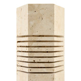Modern European furniture - Beige Travertine Accent Table Lamp - www.oroa.com