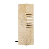 Modern European furniture - Beige Travertine Accent Table Lamp - www.oroa.com