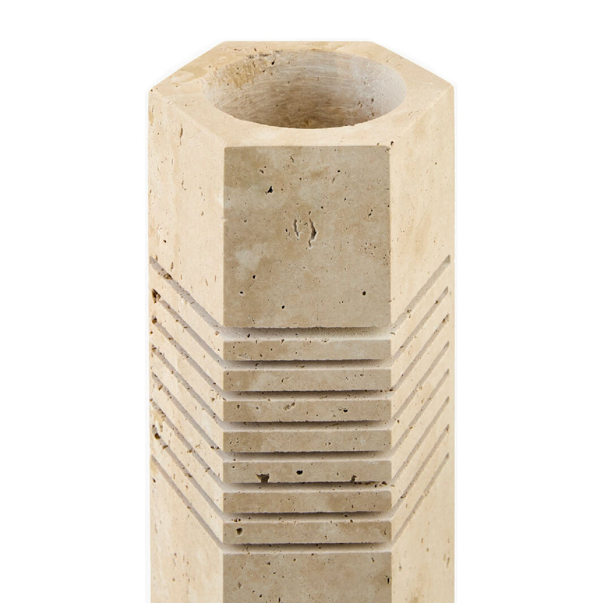 Modern European furniture - Beige Travertine Accent Table Lamp - www.oroa.com