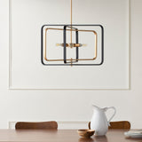 Modern European furniture - Iron Framed Chandelier - www.oroa.com