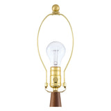 Modern European furniture - Brown Linen Accent Table Lamp - www.oroa.com