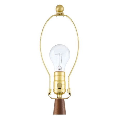 Modern European furniture - Brown Linen Accent Table Lamp - www.oroa.com