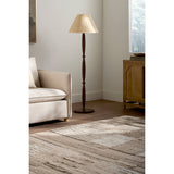 Modern European furniture - Brown Linen Accent Floor Lamp - www.oroa.com