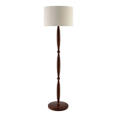 Modern European furniture - Beige Linen Accent Floor Lamp - www.oroa.com