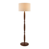 Modern European furniture - Beige Linen Accent Floor Lamp - www.oroa.com