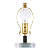 Modern European furniture - Gold Metal Dome Table Lamp - www.oroa.com