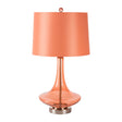 Modern European furniture - Orange Glass Accent Table Lamp - www.oroa.com
