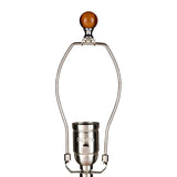 Modern European furniture - Orange Glass Accent Table Lamp - www.oroa.com