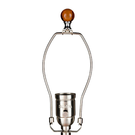 Modern European furniture - Orange Glass Accent Table Lamp - www.oroa.com