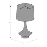 Modern European furniture - Orange Glass Accent Table Lamp - www.oroa.com