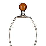 Modern European furniture - Orange Glass Accent Table Lamp - www.oroa.com