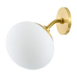 Modern European furniture - White Glass Wall Lamp - www.oroa.com