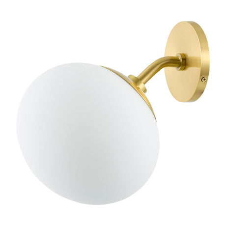 Modern European furniture - White Glass Wall Lamp - www.oroa.com