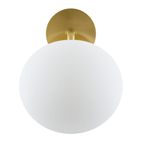 Modern European furniture - White Glass Wall Lamp - www.oroa.com