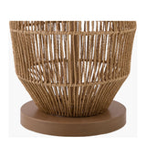 Modern European furniture - Natural Rattan Accent Floor Lamp - www.oroa.com