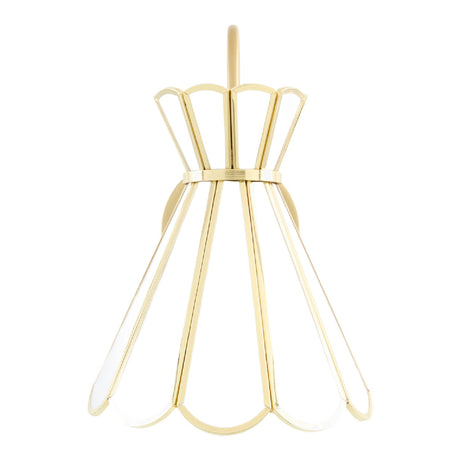 Modern European furniture - Gold Flared Wall Lamp - www.oroa.com