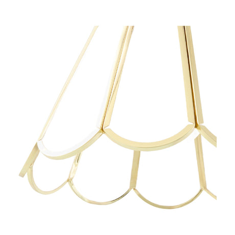 Modern European furniture - Gold Flared Wall Lamp - www.oroa.com