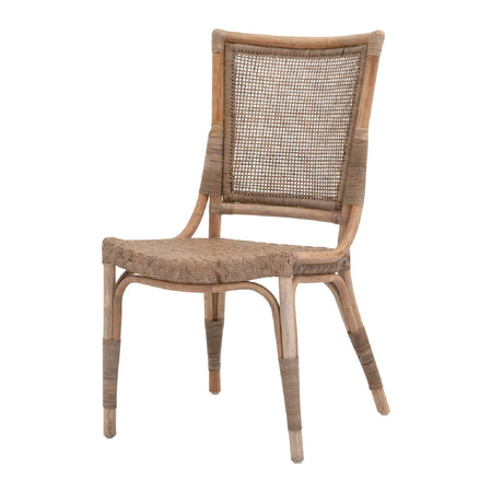 Modern European furniture - Matte Gray Dining Chairs (2) - www.oroa.com