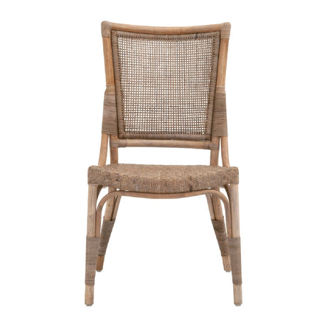 Modern European furniture - Matte Gray Dining Chairs (2) - www.oroa.com